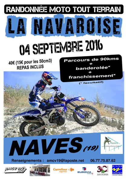 La Navaroise de l'AMVC 19, le 4 septembre 2016 à Naves
