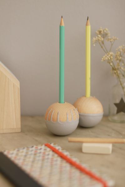 Porte-crayon tout rond {DIY}