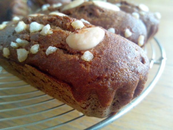 PETITS PAINS D'EPICES MOELLEUX ORANGE AMANDES