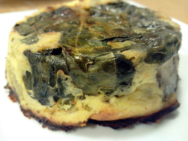 TATIN DE BLETTES AU CHEVRE CROQUANTE SANS PATE!