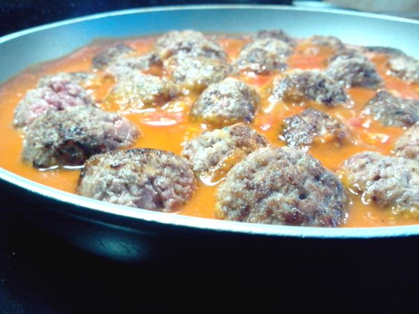 BOULETTES DE VIANDE SAUCE TOMATE MAISON COOK'IN