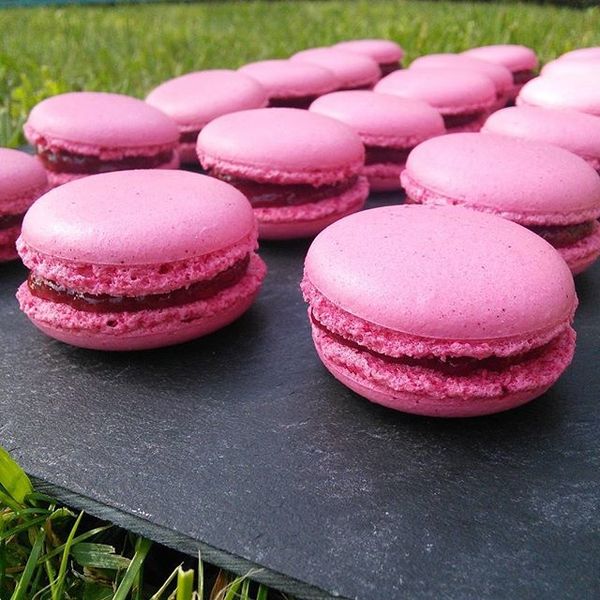 MACARONS FRAMBOISES DU JARDIN