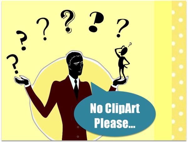 Pourquoi les images Clipart tuent votre présentation ?