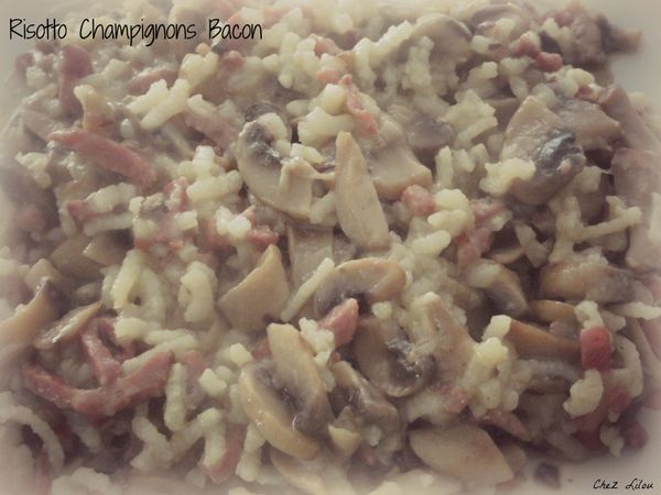 Risotto Champignons Bacon