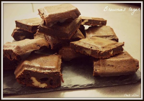 Brownies léger aux noix