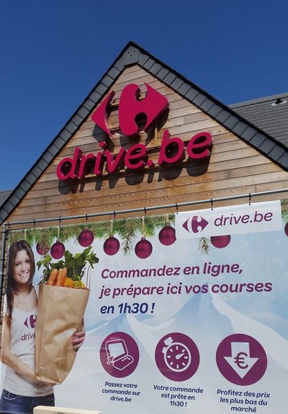 Carrefour Drive Belgique un superbe concept de proximité abouti.