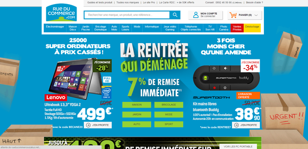Carrefour se positionne sur rue du commerce et passe sur un autre registre.