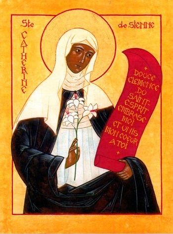 Mardi 29 avril, fête de Sainte Catherine de Sienne (Italie, 1347-1380)