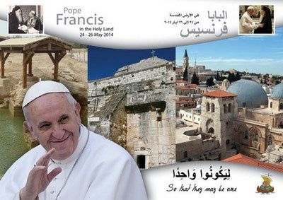 Le programme du voyage du pape en Terre sainte
