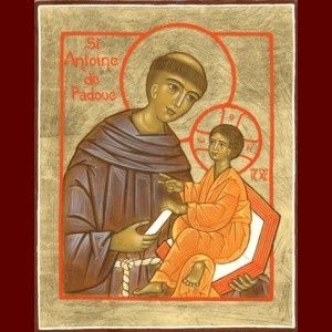 Samedi 13 juin, fête de Saint Antoine de Padoue (+1231)