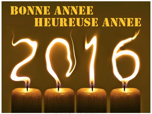 Meilleurs Vœux pour 2016
