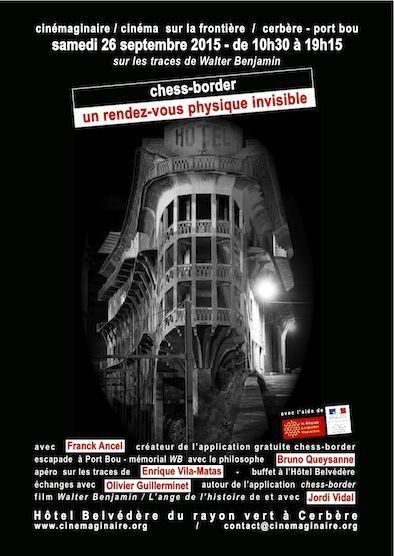 création de l'application gratuite Chess-border sur iPhone, Cinémaginaire invite son créateur Franck Ancel à l'hôtel Belvédère du rayon vert de Cerbère.