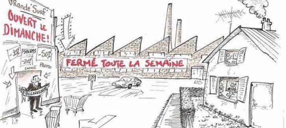 Perpignan/Jean-Marc Pujol: mieux que Dieu, le dimanche, il faut travailler et ouvrir les commerces! par Nicolas Caudeville