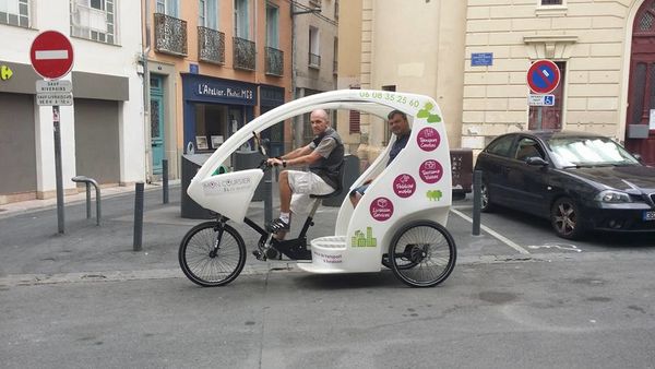 Perpignan/slow city: Jérémie Edme, le coursier de quartier, vélo taxi! interview par Nicolas Caudeville