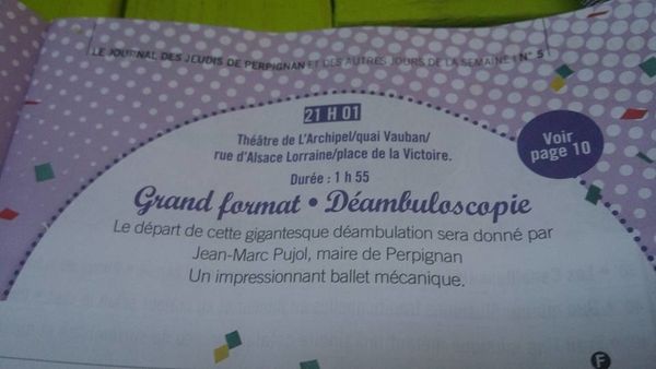 Jean-Marc Pujol le maire grand format déambuloscope, 'impressionnant ballet mécanique' ! par Nicolas Caudeville
