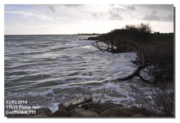 Une marée de vive eau