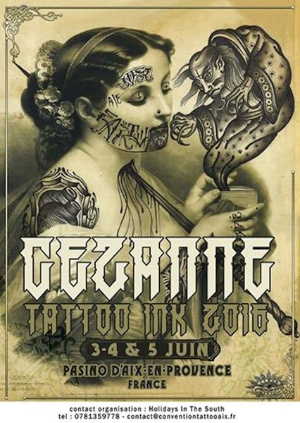 Cezanne Tattoo ink 2016