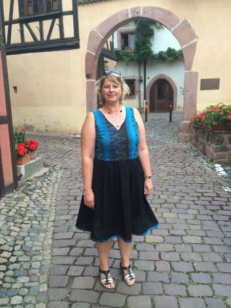 Ma robe en wax
