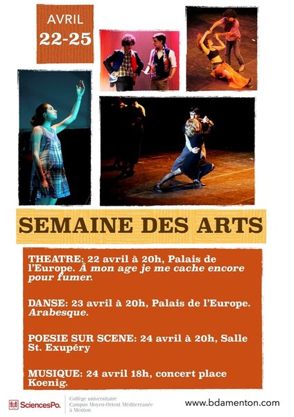 Menton: 5ème édition de la Semaine des Arts de Sciences Po