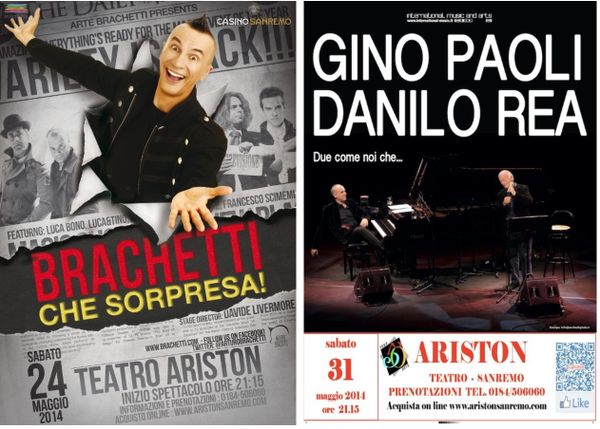 Doppio appuntamento al Teatro Ariston come chiusura dei festeggiamenti del 50° anniversario del Teatro Ariston: