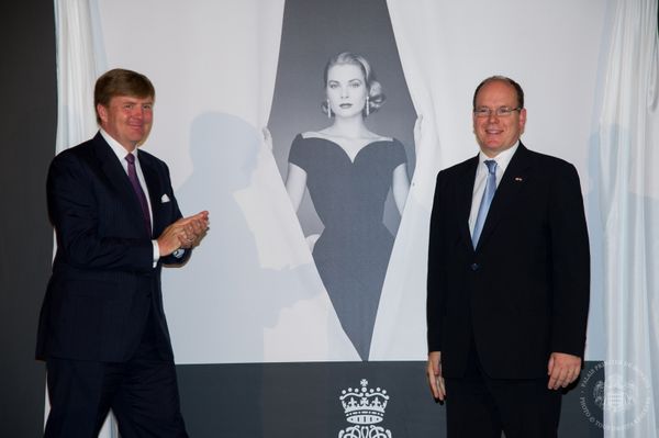 Tapis royal pour l’exposition Grace Kelly au Palais Het Loo le 3juin
