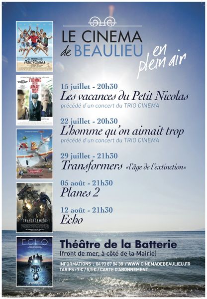 CINEMA PLEIN AIR - BEAULIEU SUR MER