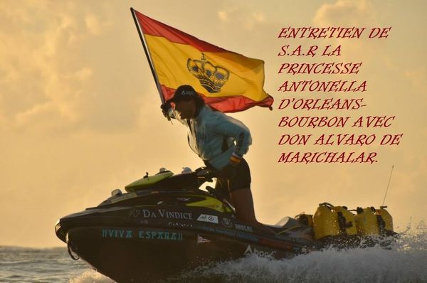 Aristochic: Entretien de S.A.R La Princesse Antonella d’Orleans-Bourbon avec Don Alvaro de Marichalar.