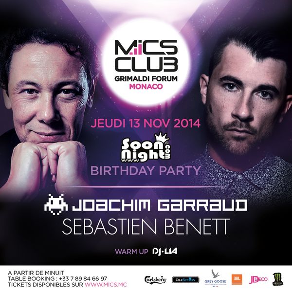 LE MICS ANNONCE SA PROGRAMMATION : DJ FESTIVAL 12 - 15 NOVEMBRE 2014 GRIMALDI FORUM - MONACO