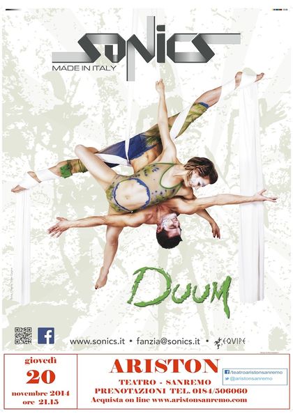 ARISTON - SANREMO : GIOVEDI 20 NOVEMBRE COMPAGNIA ACROBATICA SONICS