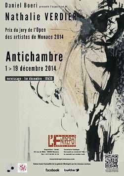 L'ENTREPÔT MONACO- ANTICHAMBRE DE NATHALIE VERDIER LE 1er DECEMBRE ET Open des artistes de Monaco 2015