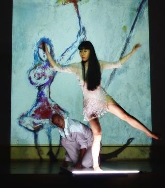 DANSEURS DU BALLETS DE MONTE-CARLO AU MUSEE CHAGALL