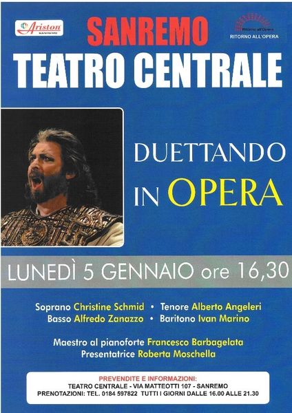 CINEMA CENTRALE SANREMO: TANGO E OPERA
