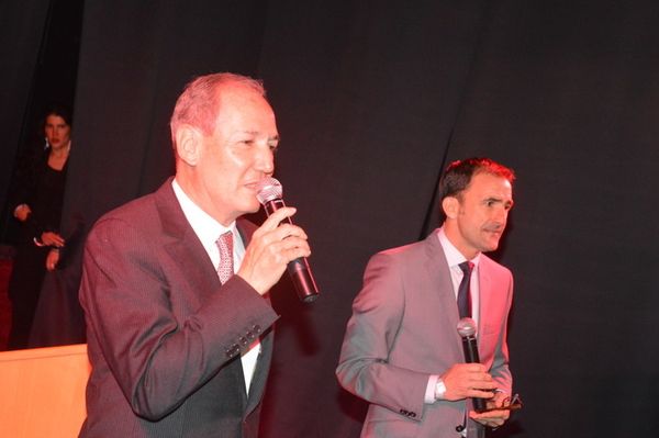 Discours des officiels, dont M. Olivier Raineau et M. le maire de Beaulieu, M. Roger Roux