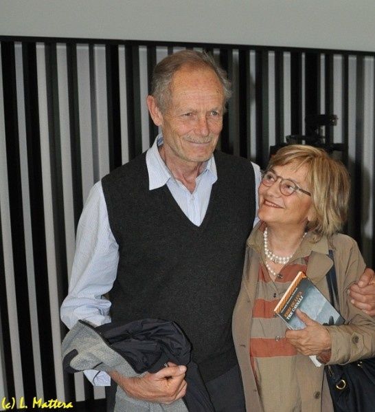 Erri De Luca e Luiselle Berrino in "Incontro con l'autore" a Monte Carlo nel maggio 2012