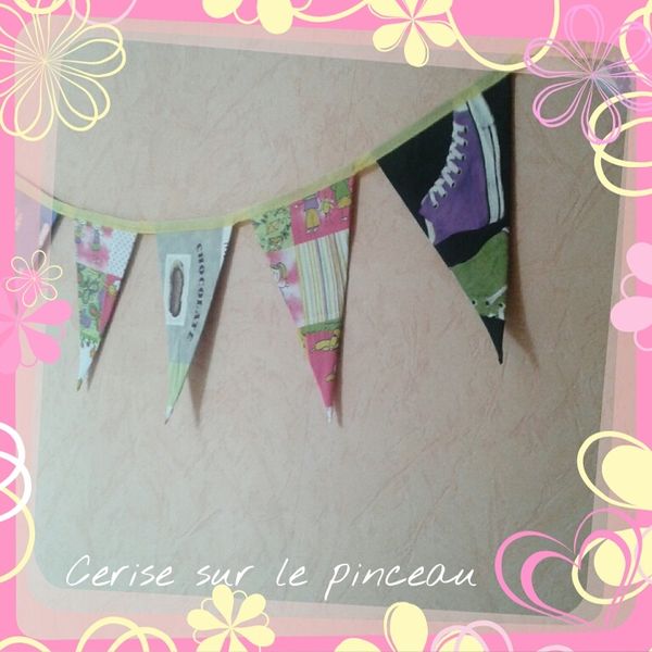 Diy une guirlande de fanions