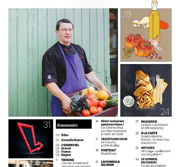 Magazine Tous Pro- Belle interview de notre chef