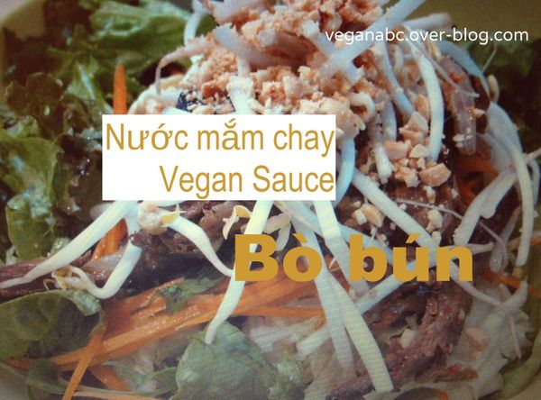 Nước mắm chay chan bò bún / Vegan sauce for bo-bun