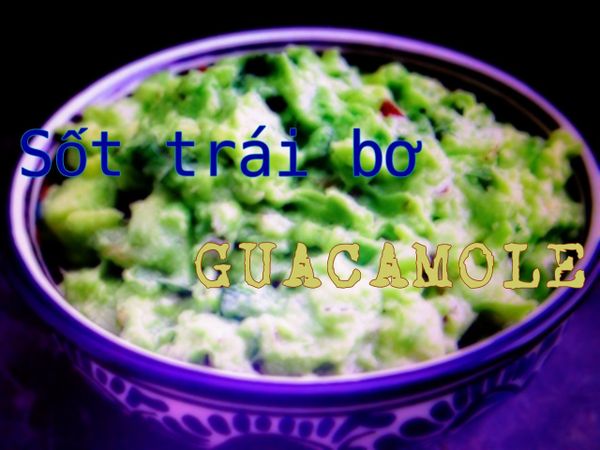 Sốt trái bơ cơ bản - Basic Guacamole
