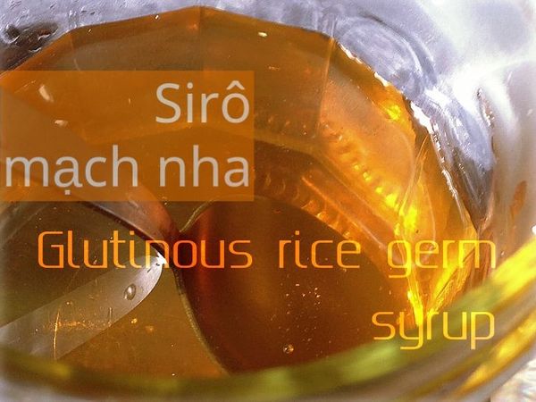 Sirô mạch nha / Glutinous rice germ syrup