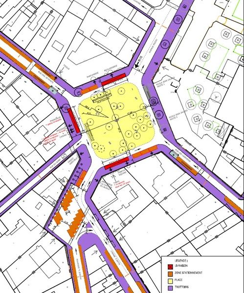 Projet d'aménagement de la place du Busca