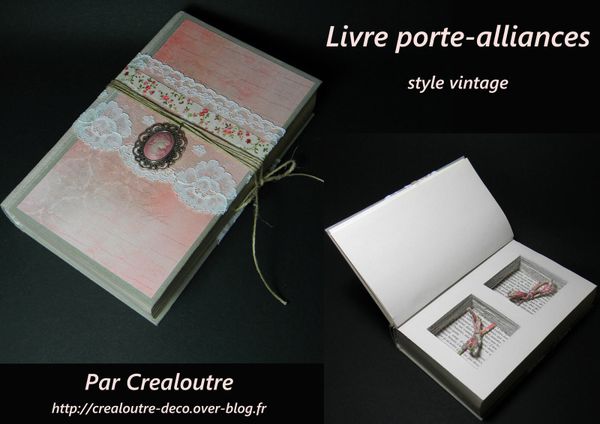 Tuto livre creusé porte-alliances + concours