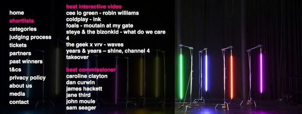 The Geek & VRV nominés aux UK Music Video Awards !