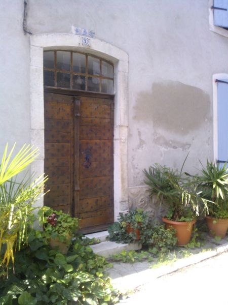 Porte typiquement béarnaise