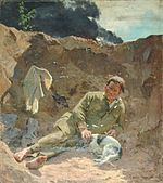 Tableau de 1962 pour illustrer le poème de Evtouchenko