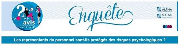 Enquête SECAFI ELUS : risques psychosociaux