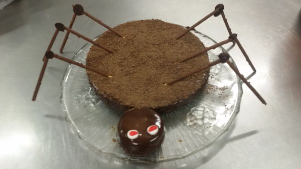 Le brownies araignée