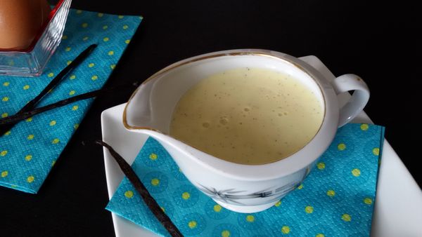 Crème anglaise à la vanille