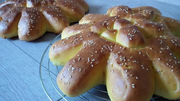 Pain brioché tunisien