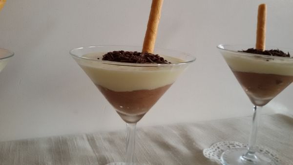 Duo de mousses chocolatées