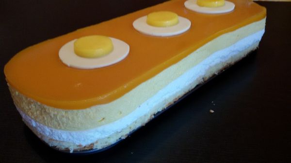 Entremet coco-mangue